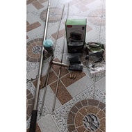 Stainless steel sparrow trap pole 4m long
