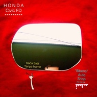 Rearview Mirror Left Rearview Mirror Civic Fd FD 2006 2007 2008 Refill Without Frame 1 piece