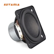 SOTAMIA 2pcs 52mm 2 Inch Full Range Speaker 6 Ohm 10W Dual Magnetic 19 Core High Frequency Long Stro