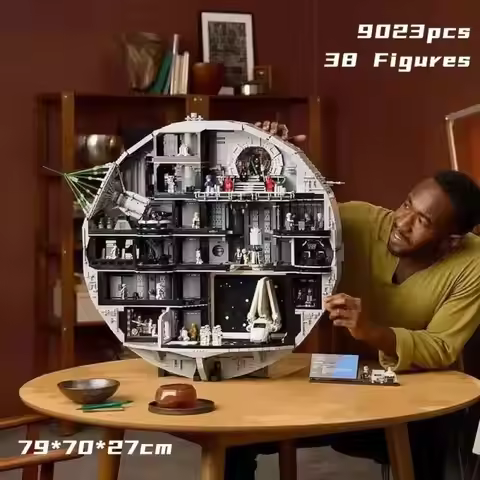 Advanced Premium Death Star Building Blocks Wars UCS Series 9023pcs 75419 Assembly Collectible Decor