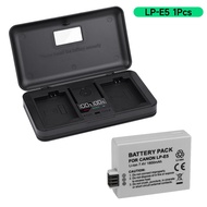 PALO แบตกล้อง Camera Battery for Canon LP-E5 EOS 450D 500D 1000D Kiss F X2 X3 Rebel XS XSi T1i
