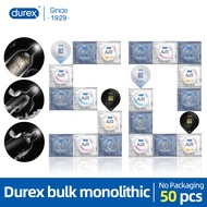 Privacy Shipping 50pcs Bulk Different Style Durex Condoms for Men Safe Delay Air Ultra-thin Natural Latex Easy-On Sleeve Condom Sealed Package