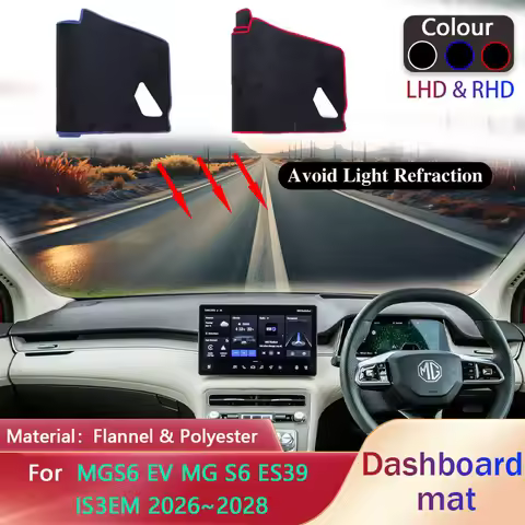 Car Dashboard Pad for MGS6 EV MG S6 ES39 IS3EM 2026~2028 2027 Anti-dirty Liner Sunshade Mat Dashmat 