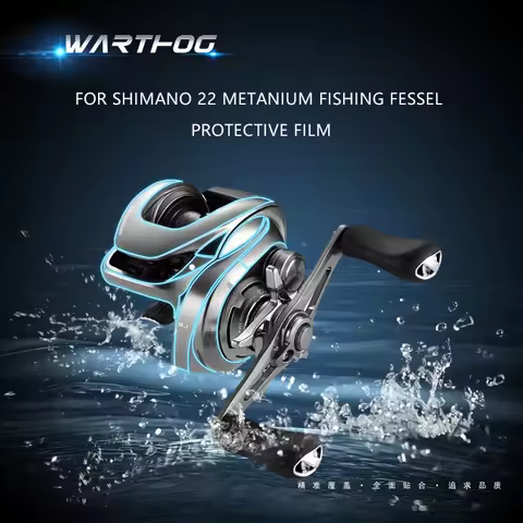 2Sets For SHIMANO 22 METANIUM PET TPU Baitcast Reel Wheel Protective Film Change Color Protection Ag