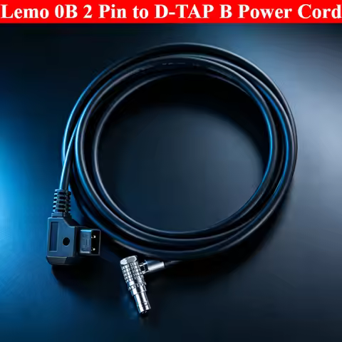 Straight /Elbow Head D-TAP B To Lemo 0B 2 Pin Power Cable Compatible W Weigu Mammoth 2-core Teradek 