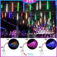 Lampu Meteor LED isi 8 Tabung/45cm Lampu Meteor Set 8 Tubes 4.5Mtr Rainbow RGB Rain Snow Tongkat Tam