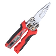 BS* Cable Stripper Pliers With Voltage Tester Digital Screen LED Light Wire Cutting Tool 215Mm