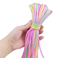NICKOLAS Rainbow Colors Cord Rope Survival Rescue Camping Equipment Paracord Bracelet Parachute Cord