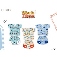 3 pcs Libby Short Suit 0-3/3-6 m