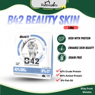 Realmpetz BEAST B42 Premium Dry Cat Food 1.5kg | Super-Natural Kibbles for Daily Pet Nutrition Makan
