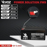 Battery VOZ 12v 3.4Ah BATTERY Vrla 12v 3,4,5Ah 12v 3.4Ah 12v 3400mAh