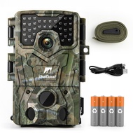 Trail Camera, 36MP 4K 30fps Game Cameras Motion Actived Hunting Cam with Night Vision IP66 Waterproo