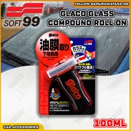 🧴 Original Soft 99 Soft99 Glaco Glass Compound Roll On Cleaner Water Repellent For Front Windscreen 