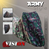 Camouflage / Army Motorcycle Sport Motorcycle Cover Cbr150R, R15, Rgsx Waterproof Body Cover Protect