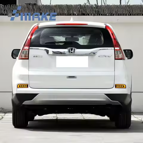 Smrke luz de parachoques trasero de coche para Honda CR-V CRV 2015 2016 Reflector luz de freno LED l
