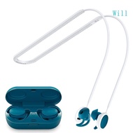 Will Silicone Anti-Lost Rope Hanging-Neck Lanyard Compatible for Bose-Sport Earbuds Bluetooth-compatible Headphone Cord