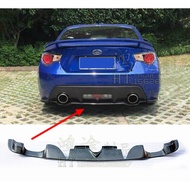New TS Style Car Rear Bumper Splitter Lip Diffuser Spoiler Cover Trim Add-On For Aero Side Aprons Fo
