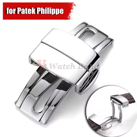 Watchband Metal Buckle 16mm 18mm Clasp for Patek Philippe 5167R Grenade Aquanaut Series for Silicone