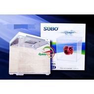 Hồ Cá Để Bàn Mini M-B02 Có Nắp Tích Hợp Đèn Đổi Màu