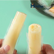 100pcs Kantong Cetakan Popsicle DIYEs Krim PopsiclePlastik Es LilinKantong cetakan Es loli