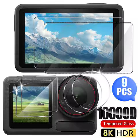 For DJI Osmo Action 5 Pro 5Pro Tempered Glass Front Rear Screen Protector Lens Protective Film for D