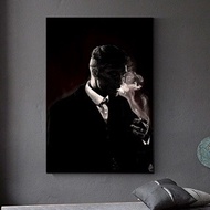 Peaky Blinders Cillian Murphy Smoking Canvas Mural Art Poster and Printer Modern Home Decoration Cuadros