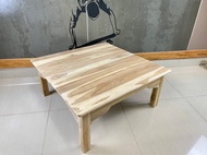 TT.Shop โต๊ะญี่ปุ่น ( มี 3ขนาด )  แบบไม่พับ โต๊ะ โต๊ะทานข้าว โต๊ะวางของ โต๊ะไม้สักปิคนิก โต๊ะเตี้ย โต๊ะสนาม