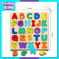 Wooden Blocks Toys Enhance Development Abc Number Geometric