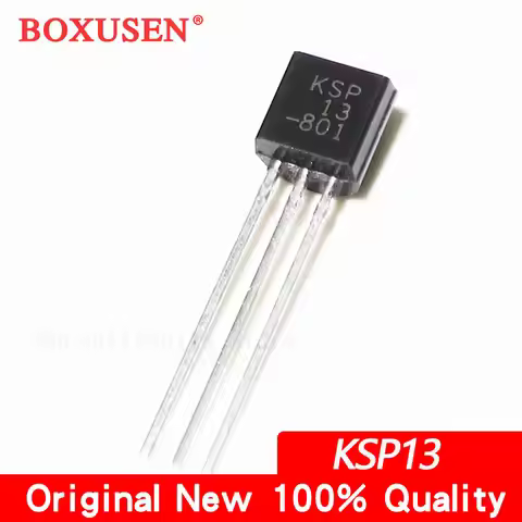 50pcs KSP13 TO-92 0.5A 30V NPN power transistor
