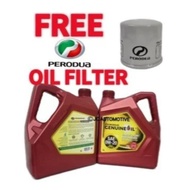 New Packing Perodua 0W20 0w-20 Fully Synthetic Engine Oil 4L + Free Perodua Oil Filter