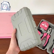 Pink Tool Set, Household DIY Tool Set, Small Tool Set, Starter Basic Women DIY Tools for Home and Of