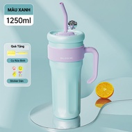 Ly giữ nhiệt 316 nắp xoay Belive me dung tích 1250ml có ống hút