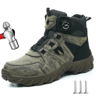 Size 47 48 Safety Boots Men Women Steel Toe Work Boots Indestructible Anti smashing Anti puncture Sa