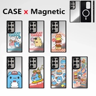Samsung Galaxy S26 S25 S24 S23 Ultra S26 Plus phone case CASETi【Bugcat Capoo】fashion Mirror Effect s