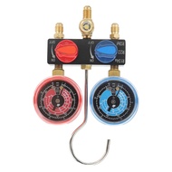 -M01 Refrigerant Diagnose Manifold Gauge G1/4 Condition Manometer Pressure Gauge Refrigeration Tools for R22/R1234Yf