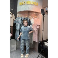 EMBROIDERED JEAN SET + STONE ATTACHED Bigsize THAO MINHON 60-100KG