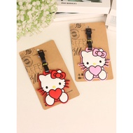 luggage tag Cartoon Cartoon Silicone Suitcase Luggage Tag Luggage Identification Tag Overseas Study 