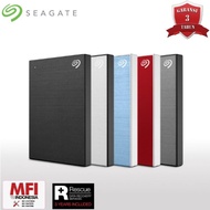 Seagate One Touch HDD 5TB - External Hard Drive + Pouch