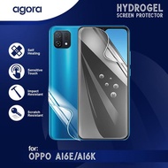 LAYAR Anti-Scratch Hydrogel For Oppo A16E, A16K Hydrogel SCREEN Protector Film - ANTI SPY, FULL SCRE