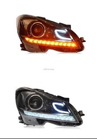 現貨W204 尾期 副廠hid大燈半總成 ★適用舊改新或c63