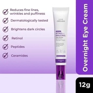 LUXE ORGANIX RETINOL + BAKUCHIOL DEEP WRINKLE EYE CONTOUR OVERNIGHT CREAM 12G (SG READY STOCK)