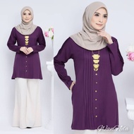 BLOUSE MUSLIMAH MURAH BERKUALITI🌟LESS IRON