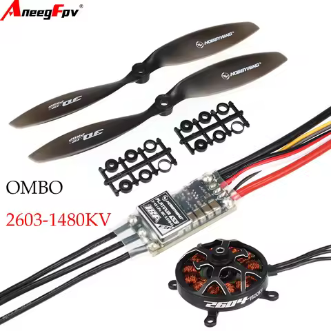 Hobbywing Platinum F3P 3D /4D 2603 1480KV Brushless Motor with 18A V5 F3P Brushless ESC For 120-320g