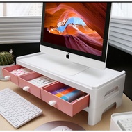 [SALES] Local SG  Desktop Monitor Stand with Organiser computer Drawers organizer HP Slot Rack Shelf