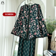 ZOE ARISAH Noorain Renjana BAJU KURUNG MUSLIMAH Kebaya Modern Printed Kurung Kedah Lace Batik Moden 