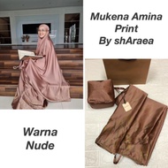 Amina print Shararea Mukena by