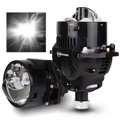 3.0 Inch Bi Led Projector Lens Halo Lights 6+1Chips H4 H7 9005 9006 Car Headlights Hella 3R G5 Angel