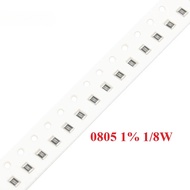 100pcs 0805 SMD Resistor 1% 1/8W 0.27 0.3 0.51 0.75 1.6 1.8 36 43 68 82 102 127 255 475 680 1K3 3K4 