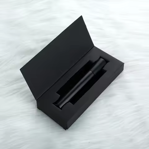10/20Pcs 15ml Matte Black Perfume Bottles with Box Empty Glass Atomizer Refillable Cologne Decant Tr