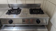 雙口爐 莊之屋JU-168 崁入型瓦斯爐】家庭用低壓炒菜爐.二口爐雙口爐.